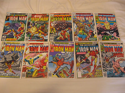 THE INVINCIBLE IRON MAN - Comic Lot #4 (Issues #81-120) 1st App. Jim Rhodes 
