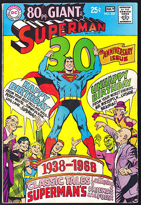 Superman #183, 185, 186, 188, 190, 293, 194, 199, 200, 206 & 207  "No Reserve"