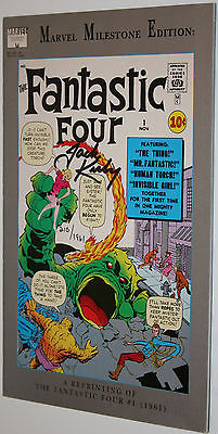 JACK KIRBY Hand Signed FANTASTIC FOUR Milestone #1 Comic Book