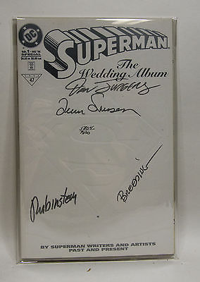DC Comics - Superman The Wedding Album #1 Dynamic Forces Signed Jurgens Simonson