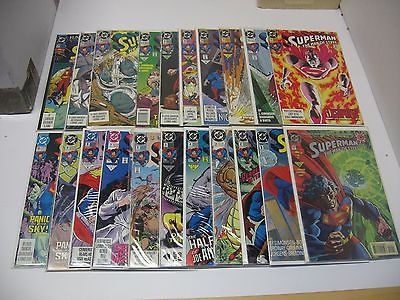 Superman The Man of Steel #1-134 complete + ann 1-6 + Gallery & 1,000,000 VF-NM
