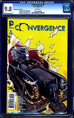 Convergence #8 CGC 9.8 Jill Thompson 1:25 METAL MEN VARIANT NM+/MT