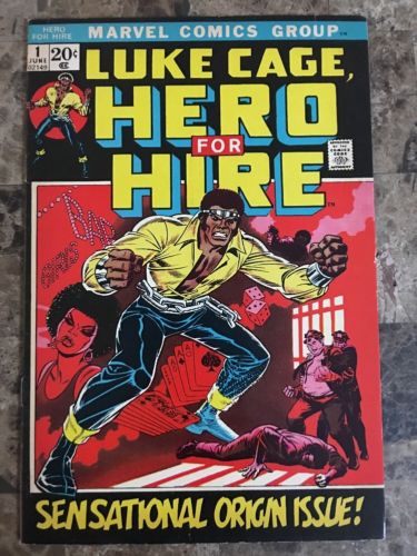 Marvel - LUKE CAGE HERO FOR HIRE #1 Issue  1972  Glossy FN (pictures)