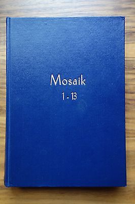 Mosaik-Buch mit den Heften Nr. 1-13 (Nr. 9 = Fehldruck / Nr. 10 = Exportheft) 