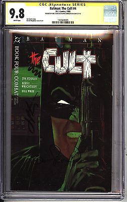 * BATMAN: The Cult #4 CGC 9.8 SS Signed Starlin & Wrightson (1323608009) *