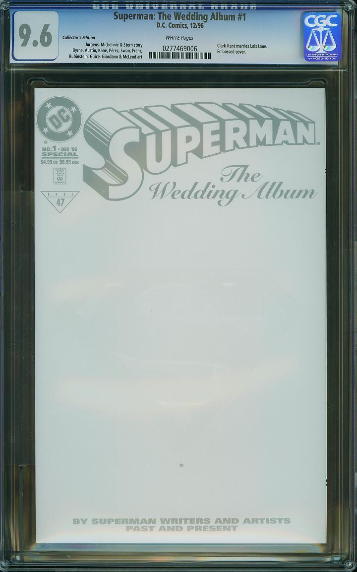 SUPERMAN: THE WEDDING ALBUM # 1  US DC 1996  NM + 9.6  CGC