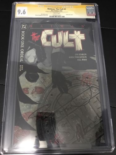 BATMAN The Cult #1 CGC 9.6 SS Signed by Starlin And Bernie Wrigtson
