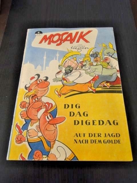 Mosaik Digedags Hannes Hegen Originalheft Nr 1