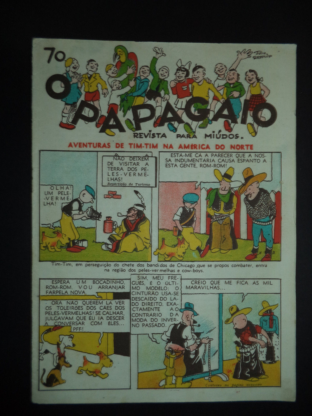 3 Rare Portuguese magazine Papagaio - Tintin Hergé - mag n 70 + 74 + 84