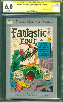 Marvel Milestone Ed Fantastic Four 1 CGC SS 6.0 Stan Lee signed cover Movie 1991