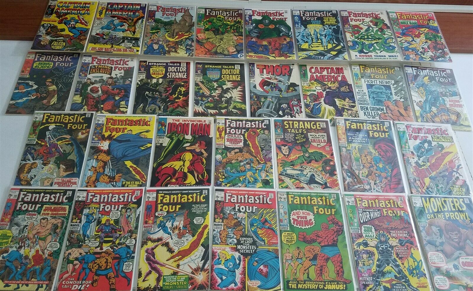 30 HI GRADE Marvel Silver Lot Iron Man 2 Fantastic Four 100 Captain America